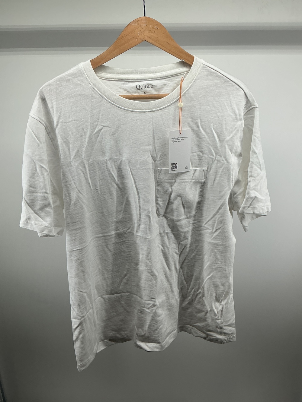 100% Organic Cotton Slub Pocket Tee